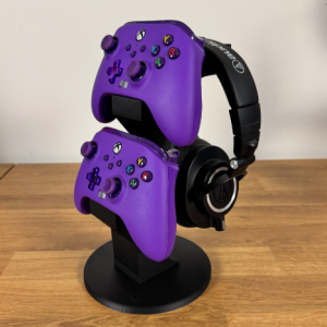 Soporte doble control Xbox + audifonos