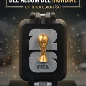 Caja para stickers del álbum del mundial (Plateado)