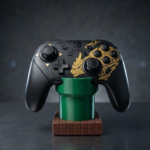 Soporte para control Pro de Nintendo Switch  con forma de tubería