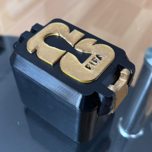 Caja para stickers del álbum del mundial (dorado)