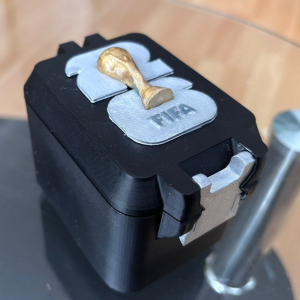 Caja para stickers del álbum del mundial (Plateado)